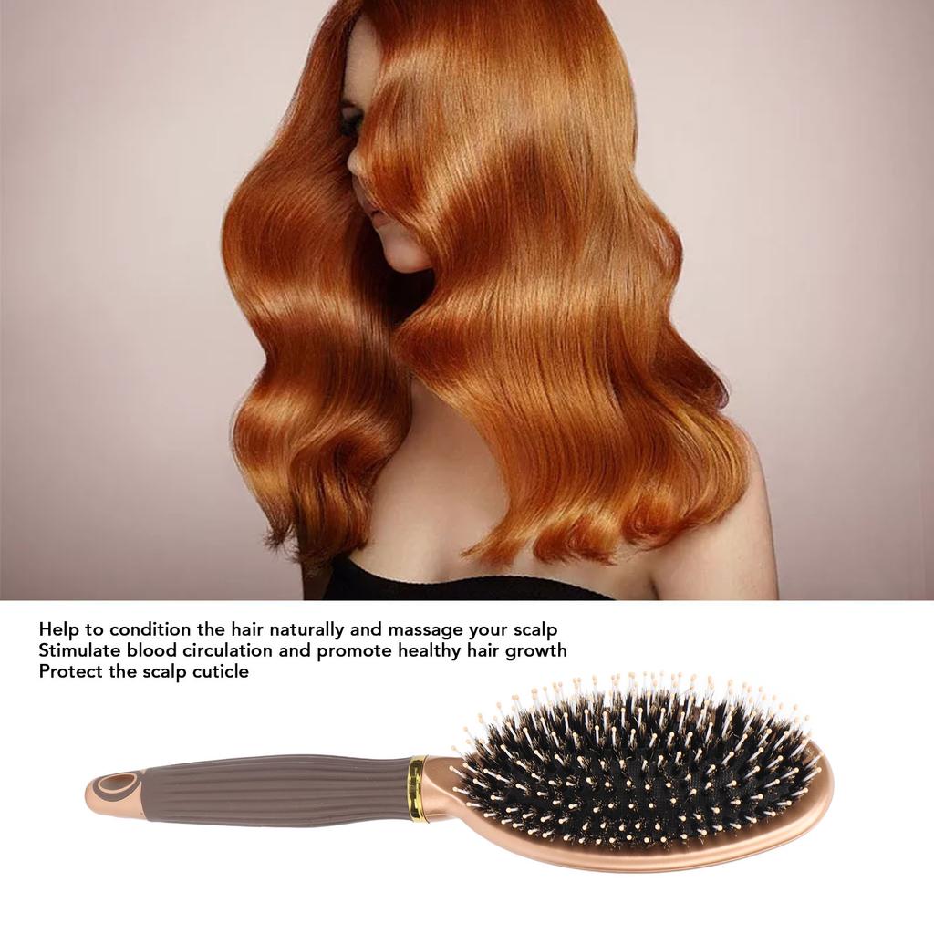 Paddle Hair Brush Scalp Massage Wide Tooth Beard Grooming Multifunctional Detangling Brush