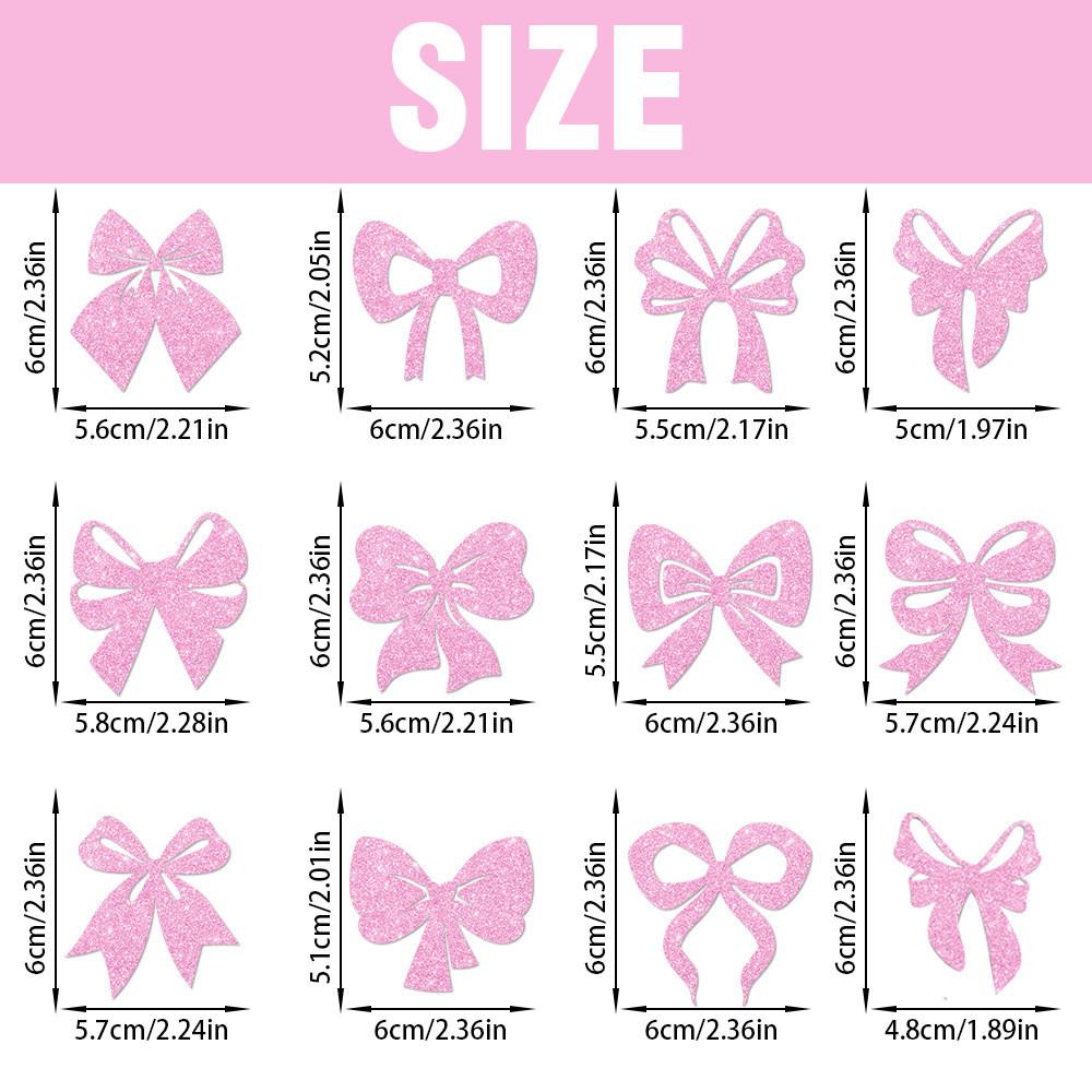 Birthday Bow Creative Sparkling Paper Flag Cake Decoration Plugin Party Props