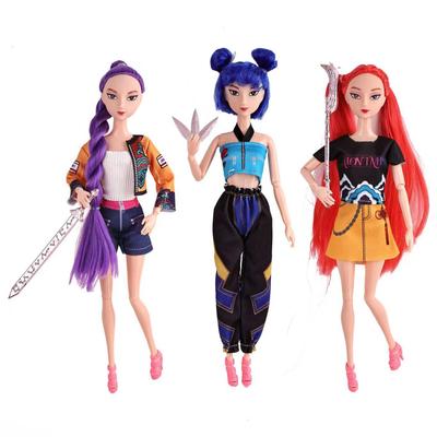 Mit Waffen-Zubehör, Musik-Titelsong, Solide K-POP Hexenjägerin 11,5 Zoll 11 Gelenkpuppe Spielzeug