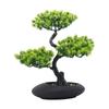 Artificial Potted Greeting Pine Lifelike for Kitchen Dining Room Lightweight Light Green Artificial Cedar Tree Bonsai Indoor Far