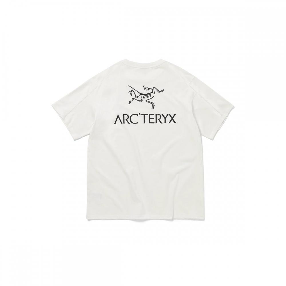 Arc Teryx Crag Sl CoTTon Bird Word T shirT whiTe 9535 white/XL
