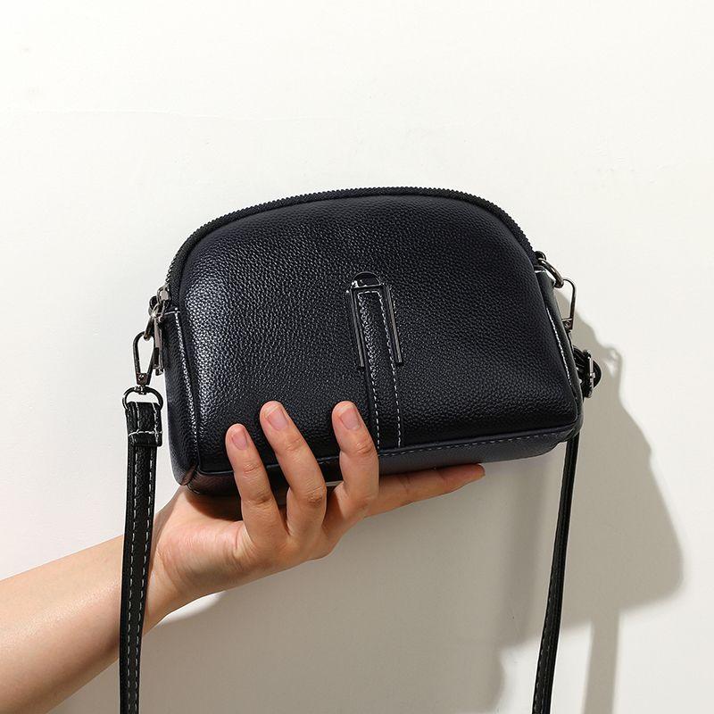 

Сумка из натуральной кожи, роскошные женские сумки, женская сумка-клатч, сумки для телефона, сумка через плечо, сумка через плечо чёрный