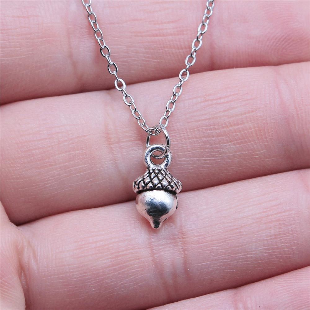 Tree of Life Plant Growth Pendant Antique Silver Metal Girls Choker Necklace Trendy Boho Gift