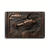 Vintage 3D Old Car Train Posters Metal Tin Sign Plaque Decorative Plates for Garage Club Man Cave Bar Home Hotel Cafe Wall Decor