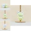 Sweet Blue And Green Frog Plush Pendant Keychain Perfect Accessory Backpack