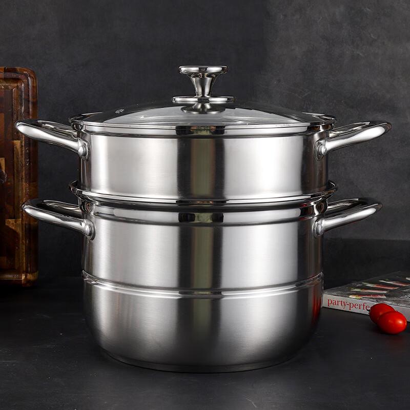Jinsaozi 3-Layer Stainless Steel Steamer Pot