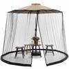 Outdoor Patio Umbrella Screen Mosquito Netting for Patio Porch   Water Pipe Mosquito Net for 7 11ft Umbrellas Patio