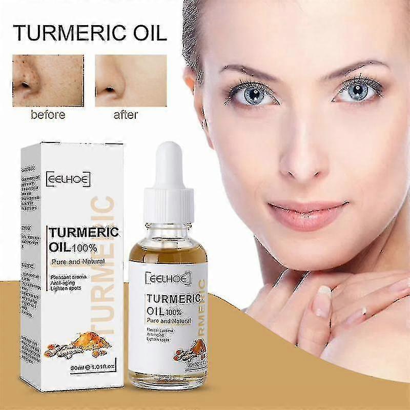 2x 30ml Turmeric Oil Pure Natural Pleasant Moisturizing Anti-aging Serum Lighten