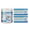 Washing Machine Cleaner 20 Tablets Powerful Deodorizing Foaming Formula Suitable for Drum and Clothes Fresh Appliance Maintenance