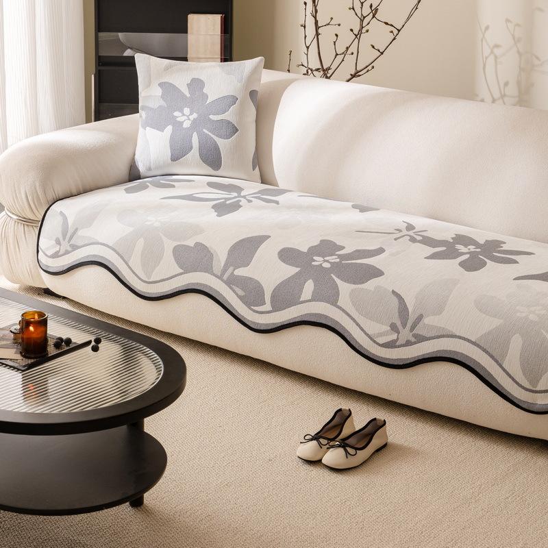 

Special-Shaped Flower Season Sofa Cushion, High-End Sense, Universal In All Seasons, New Non-Slip Leather Sofa, Seat Cushion, Sofa Cover 90*90cm