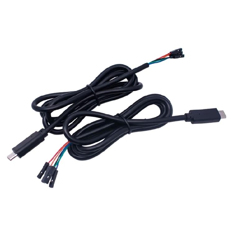 Practical USB TypeC to Phone Serial 232 Cable for Communication Needs