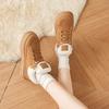 Winter Damen Baumwollschuhe 2026 Neu Warm Plüsch Bequem Rutschfest Knöchelhohe Stiefel Mode Plateau Outdoor Kälteschutz Schneestiefel
