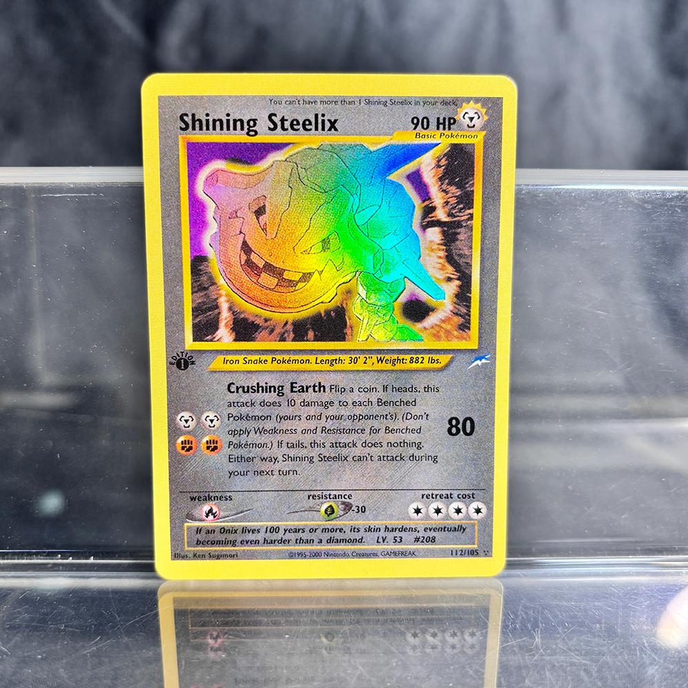 Holografische Spiel-Sammelkarten PTCG Proxy-Karten Glurak Pikachu Mew EX Einzelkarten PKM Folienkarten Gengar VMAX Skyridge (SK)