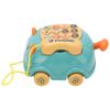 Kids Cute Mobile Phone Toy 16 Different Functions Children Simulation Cat Phone CarGreen