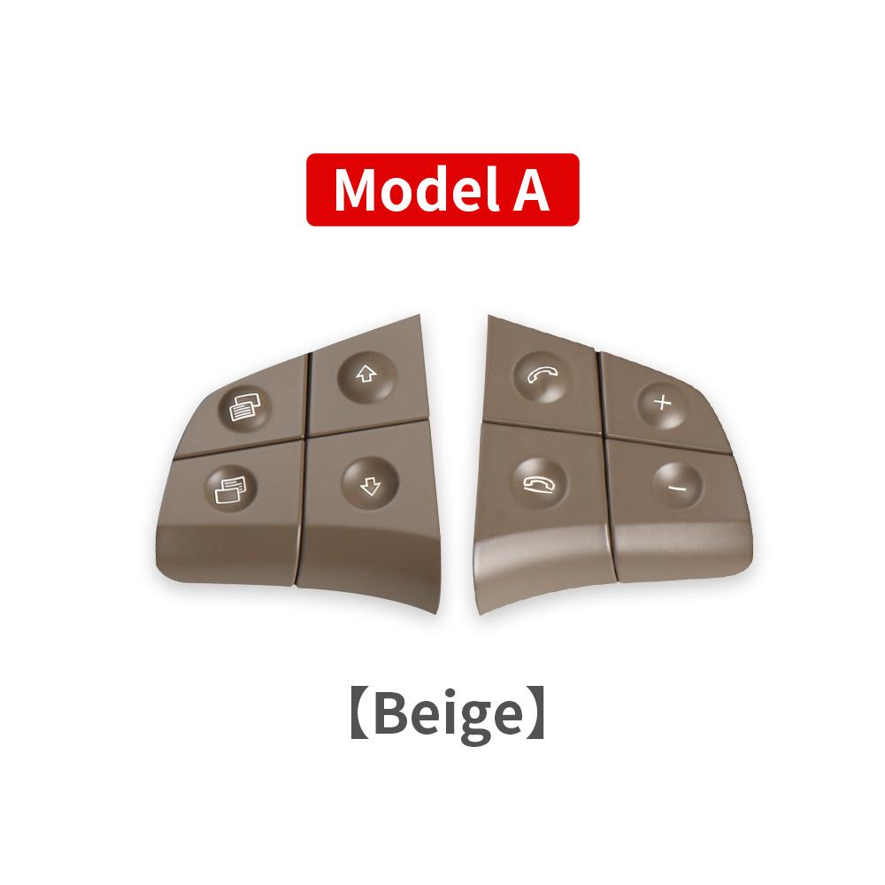 2Pcs Car Multi-Function Steering Wheel Buttons Kit For Mercedes Benz W164 GL ML Class 2006-2009 W251 R Class W245