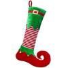 Neue Weihnachtsdekorationen Weihnachtsstrümpfe mit Glöckchen und Elfensocken plus Buchstaben Weihnachtsbaumanhänger Geschenke