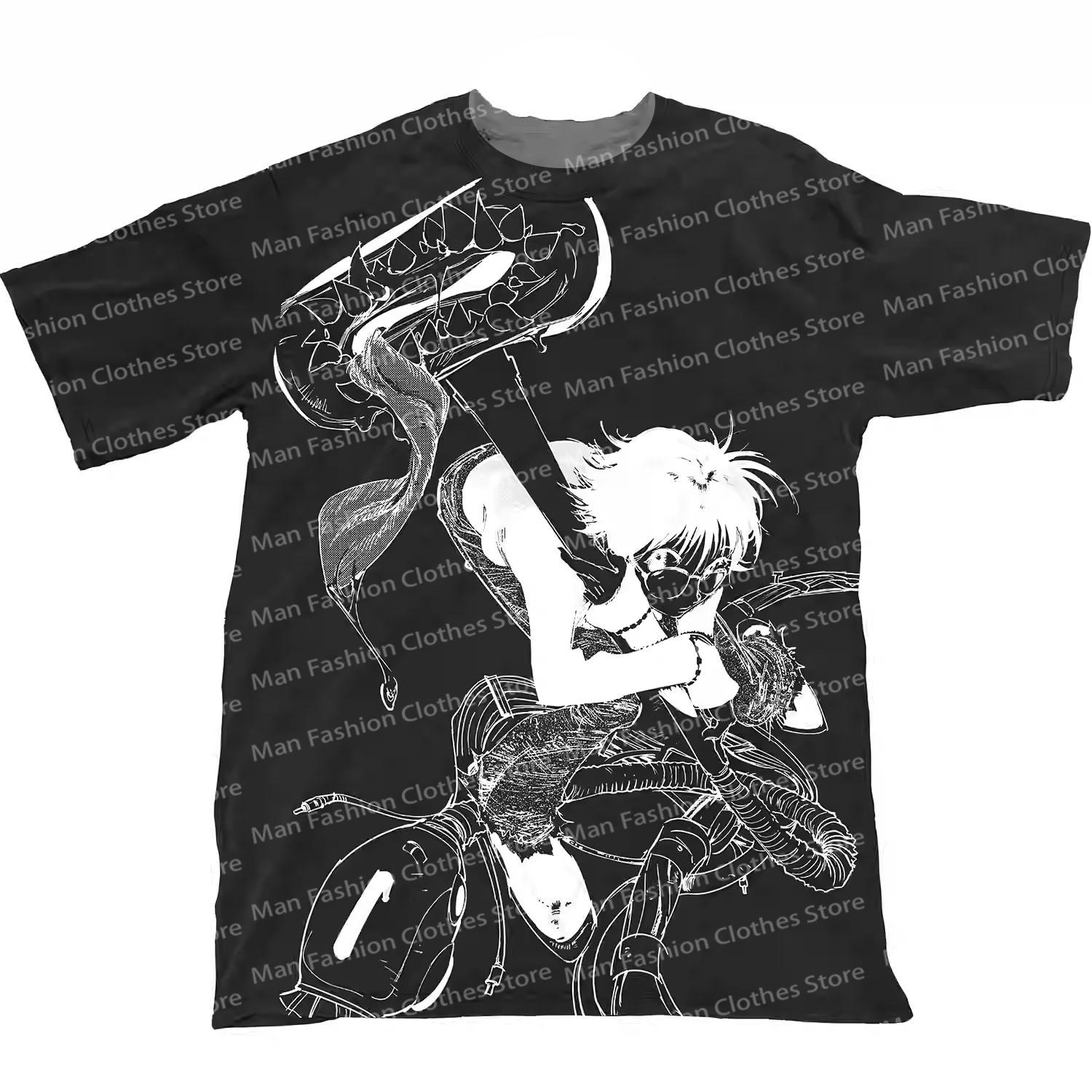 

Аниме футболка с темным принтом Hunter X Hunter в стиле Y2k, с принтом, мужская и женская, оверсайз, модная, с коротким рукавом, повседневная 3XL