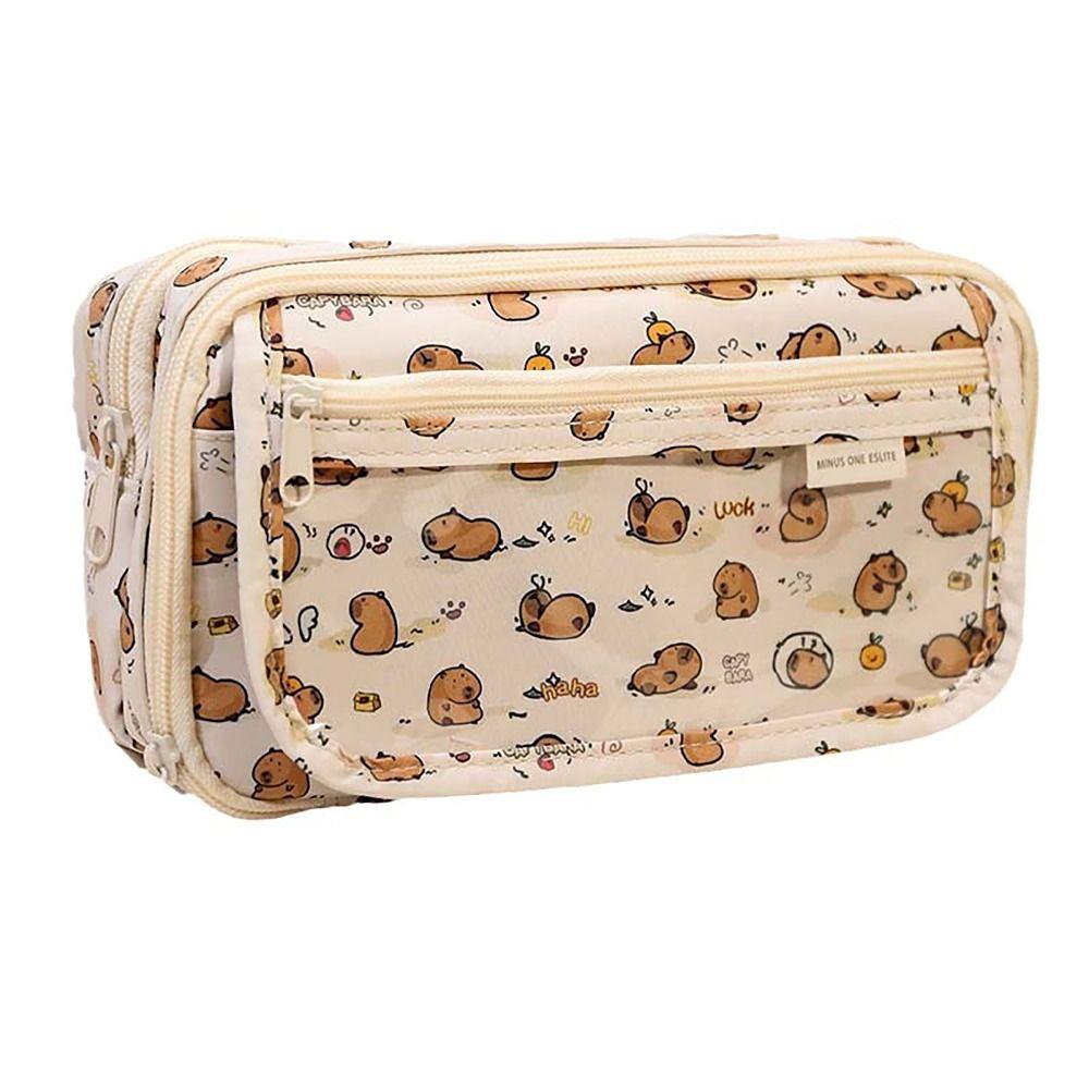 

Прозрачная откидная обложка Сумка для ручек 9 слоев Чехол для хранения канцелярских товаров Креативный пенал Подарок студенту