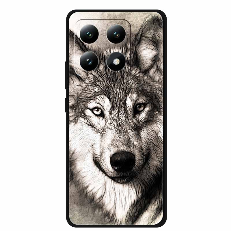 For Xiaomi 15T 5G Case Cool Animals Soft Silicone Phone Case for Xiaomi 15T Pro 5G Cover Ultra-Thin Dustproof Protective Funda