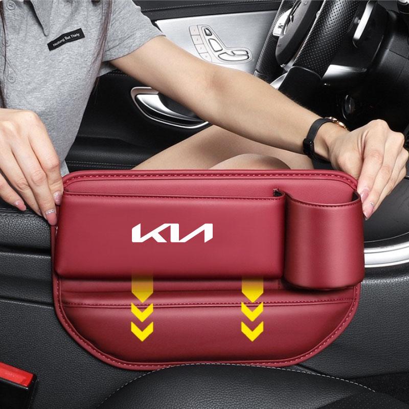 ISFR5 Car Seat Gap Multifunction Storage Box Seat Gap Cup Holder for Kia Rio Picanto Sportage Niro Morning Ceed ProCeed Stonic Optima