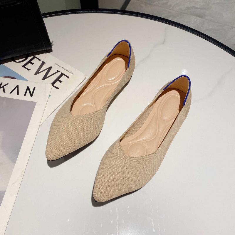 Gestrickte Einzelschuhe Eierrollen-Schuhe Doudou-Schuhe Damen-Webschuhe Flying Knitting Damen-Schuhe