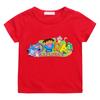 T-shirt per Bambini 100% Cotone con Stampa Cartone Animato Dora, 2-12 Anni, Ragazzi e Ragazze, Moda, Manica Corta, Casual, Estivi, T-shirt Anime, T-shirt Grafica, T-shirt Divertente