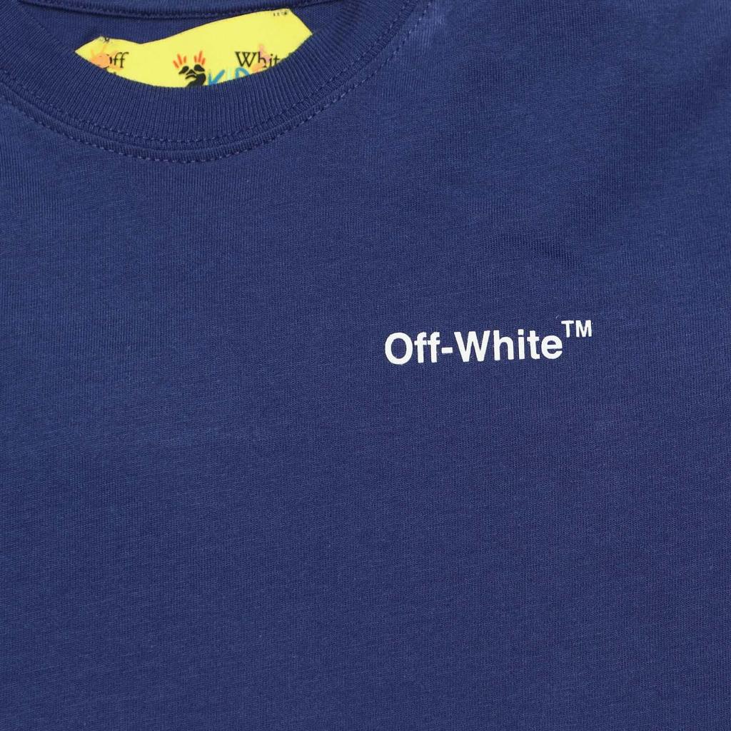 Off White Childrens/Kids Industrial Logo T-Shirt