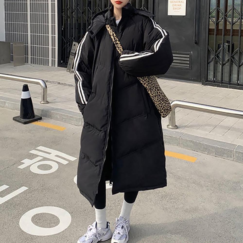 2026 Winter Women Jacket Coats Long Parkas Female Down Cotton Hooded Overcoat Thick Warm Jackets Windproof Casual Student Coat