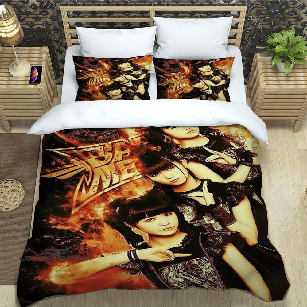 3D Print Music Band BABYMETAL Bedding Set Single Twin Full Queen King Size Bed Set Adult Kid Bedroom Duvetcover Set Home Textile