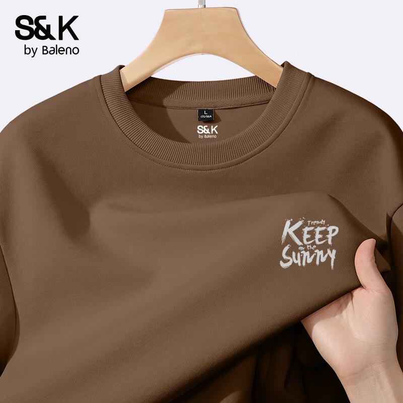 Baleno Men's S&K Series Printed Crewneck Sweatshirt