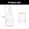Motorcycle Front Axles Spikes Nut Caps Precisions Aluminum Motorcycle Front Axles Nut Covers Quick Installation for Bikes
