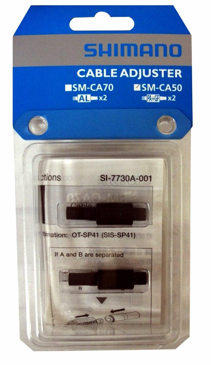 

Shimano Cable Adjuster 1 Pair for ISMCA50P 32533 In-Line SM-CA50, Resin, (2 pieces) Shifters, чёрный