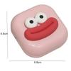 Small Contact Lens Case Cute Sausage Mouth Contact Lens Box Portable Travel Contact Lens Lenses Container Box For Travel Set