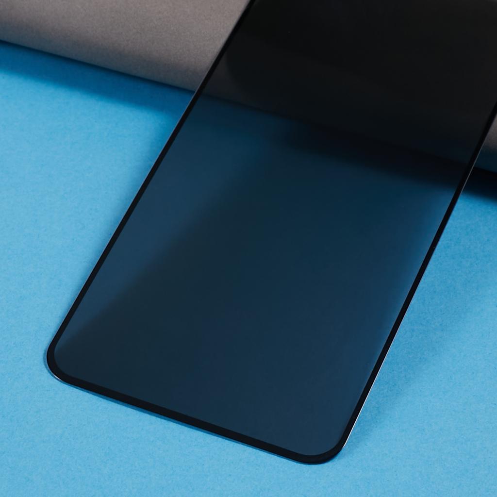 For Samsung Galaxy S23 FE Full Coverage Tempered Glass Film Silk Printing Anti-Spy Screen Protector (Side Glue)