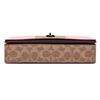 Coach Dinky Logo Coated Canvas Crossbody Shoulder Bag Medium Women Bags Brown Yellow Pink 76368-V5P2P