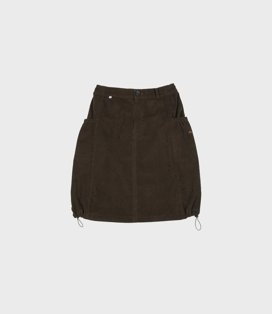 Ememogadeun (W) Pumpkin Corduroy Midi Skirt (2Colors)