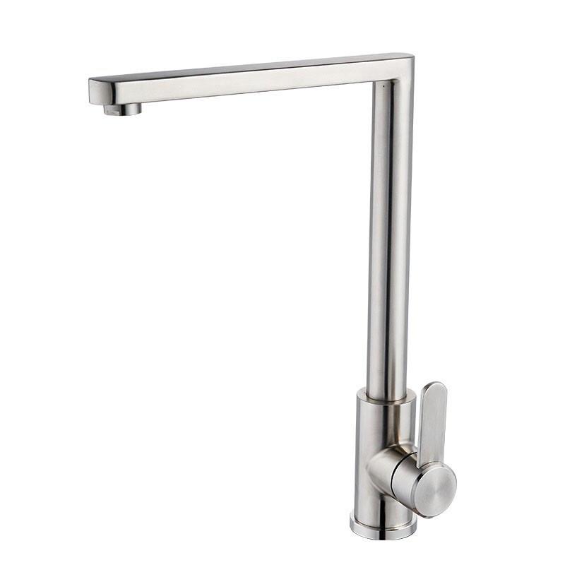 304 Stainless Steel Kitchen Faucet with 360° Swivel Spout