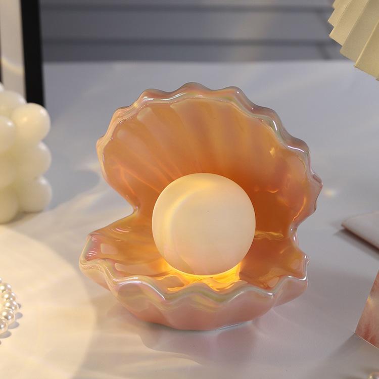 Veilleuse Céramique & Boîte à Bijoux - Décoration Aquarium Mignonne pour la Chambre des Enfants