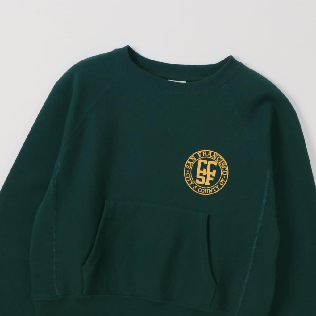 Champion Long Sleeve Reverse Weave Crew Neck Sweatshirt Deep Graphic Print Women's Fleece-Lined (CW-A005), Green,