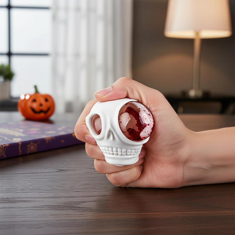 4/8Pcs Halloween Styles Squeeze Toy Slow Rising Stress Relief Sensory Fidget Decompression Toys Party Gifts