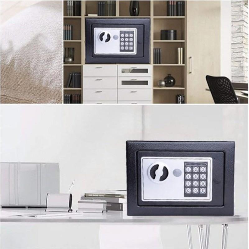 Mini Portable Anti-theft Safe Box Small Digital Deposit Box Home Office Storage Security Secret Cabinet