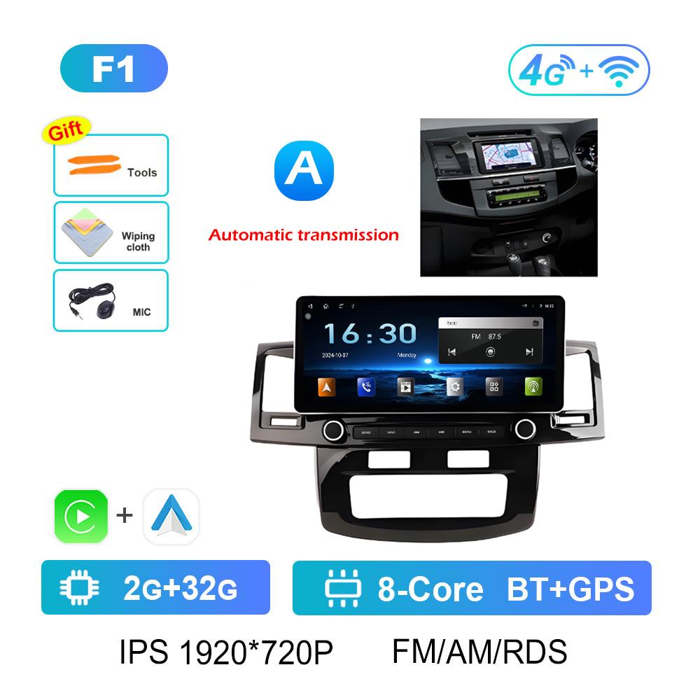 For Toyota Hilux 2005 2006 2007 2008 - 2014 Car Video Radio Multimedia Player Android Smart System Navigation GPS Bluetooth WIFI