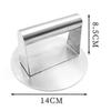 Stainless Steel Burger Press, Round Burger Smasher, Professional Griddle Accessories Kit, Grill Press XKS