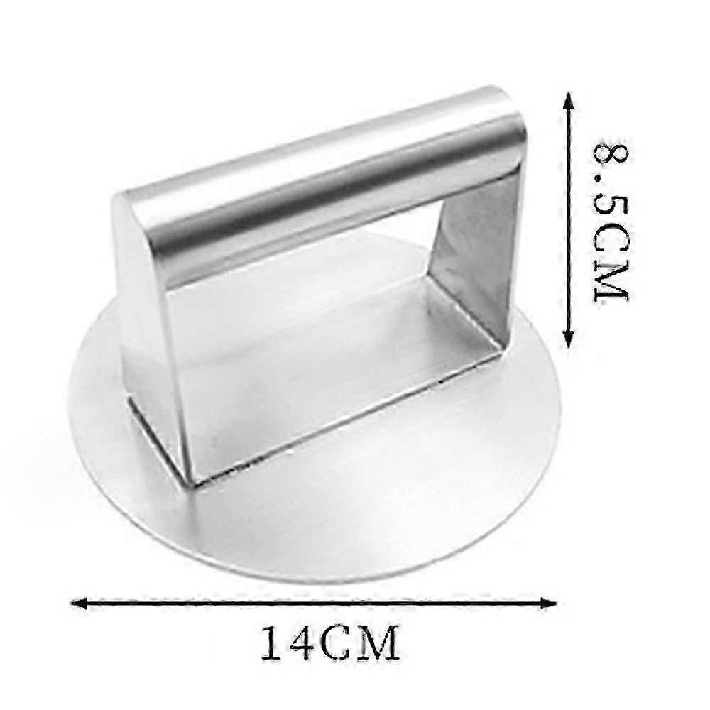 Stainless Steel Burger Press, Round Burger Smasher, Professional Griddle Accessories Kit, Grill Press XKS