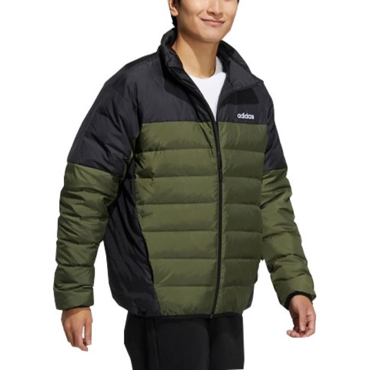 Adidas Neo Down Jacket Winter Men's Dark Olive Green H45233