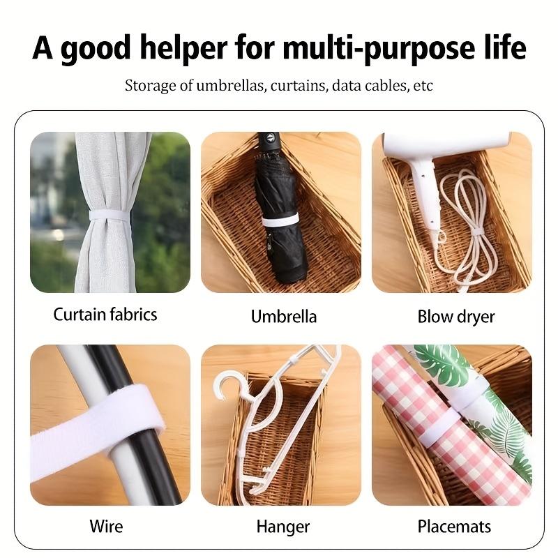 Adhesive Hook & Loop Tape Fastener, Reusable And for Strong Support In Indoor/Outdoor Gardening, for Home, Crafting Organization