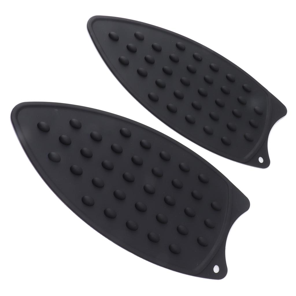 2Pcs Silicone Iron Rest Pad     Resistant Heat Resistant Iron Mat for Ironing Boards Irons