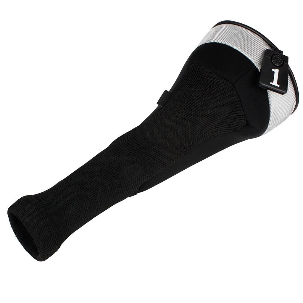 Andux Golf Wood Driver Long Set of Compatible with 460cc Golf Headcovers, Neck, 5, Clubs, MT/MG34 (Black)