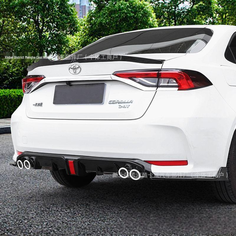 19 Corolla Rear Lip Spoiler & Bumper Anti-collision Kit for Hybrid Modification