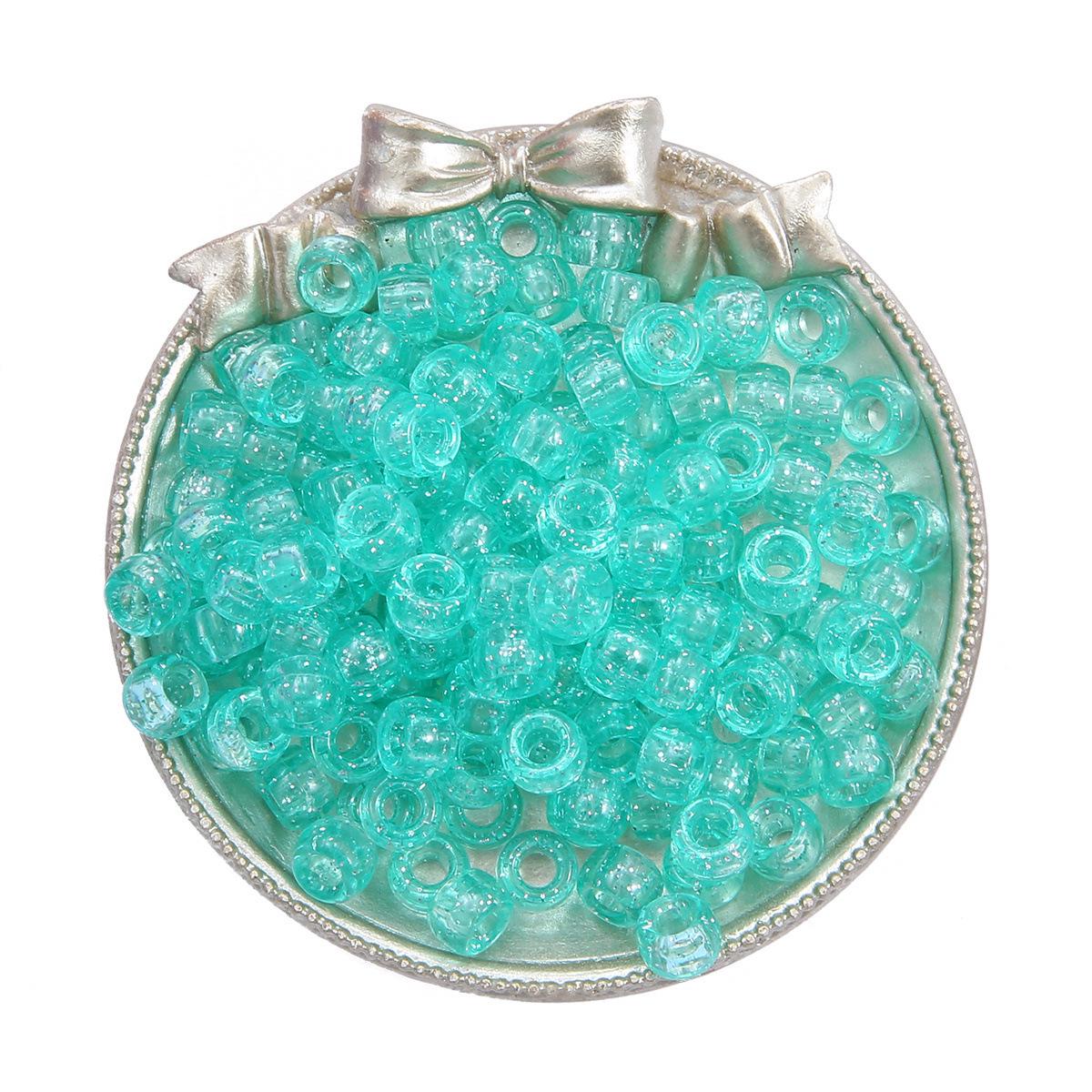 

Акриловые бочкообразные бусины с большим отверстием 9x6 мм для изготовления браслетов своими руками 26g/pack ~100 pieces